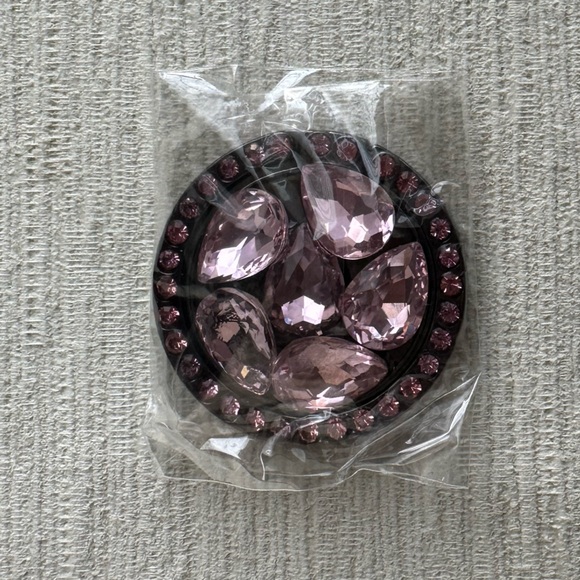 Phone Stand/ Ring Jeweled Pink - Picture 2 of 5